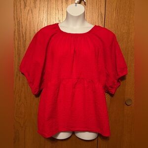 NWT Old Navy Puff Sleeve Pop Over